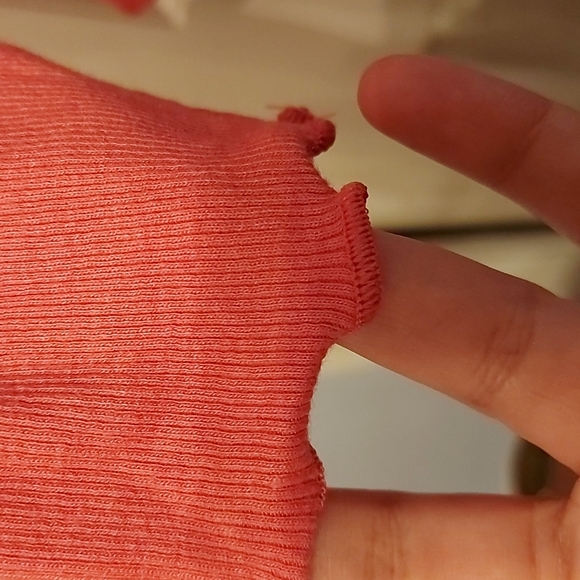 Coral pink,  Maternity tunic, Gap Xl, NWOT - Picture 4 of 6